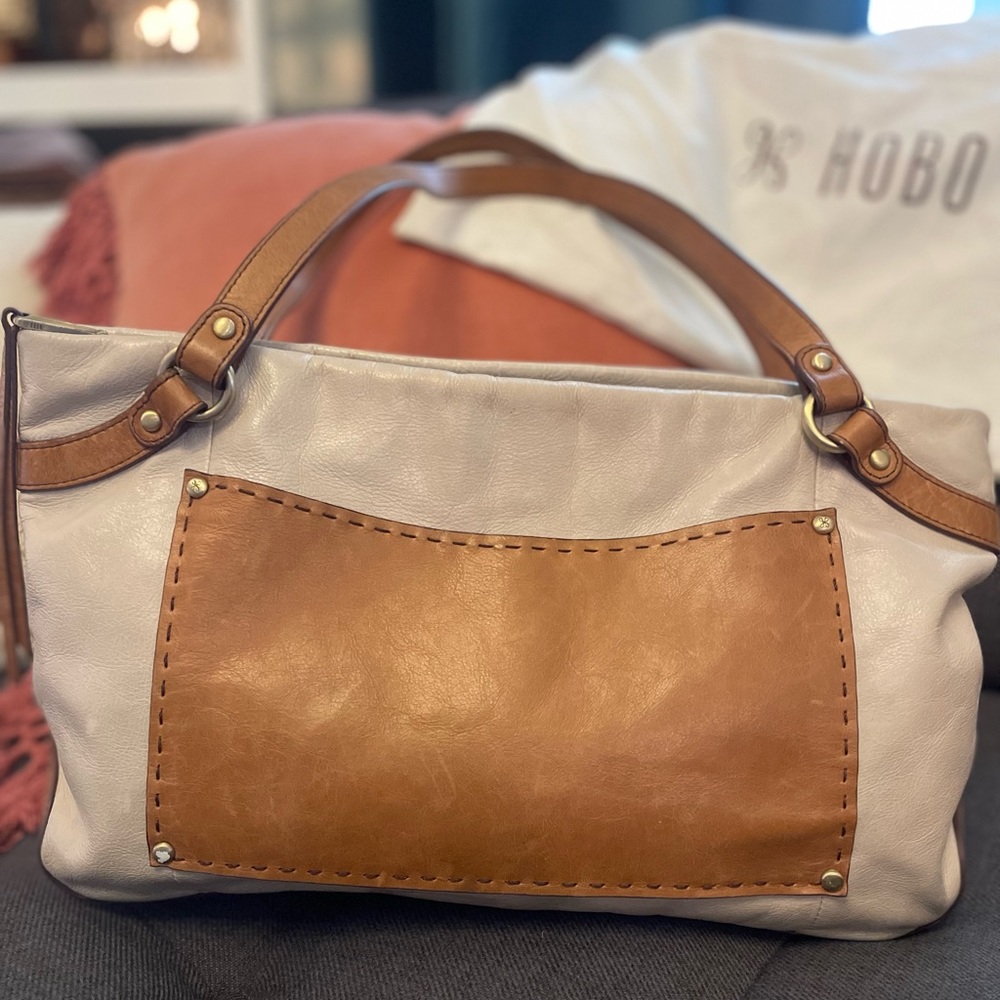 HOBO leather shoulder bag